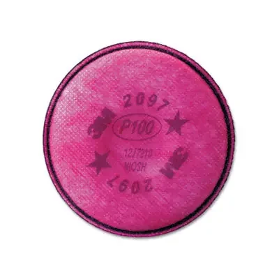 3M™ Particulate Filter 2097/07184/p100, Nuisance Level Organic Vapor Relief, 2/pack