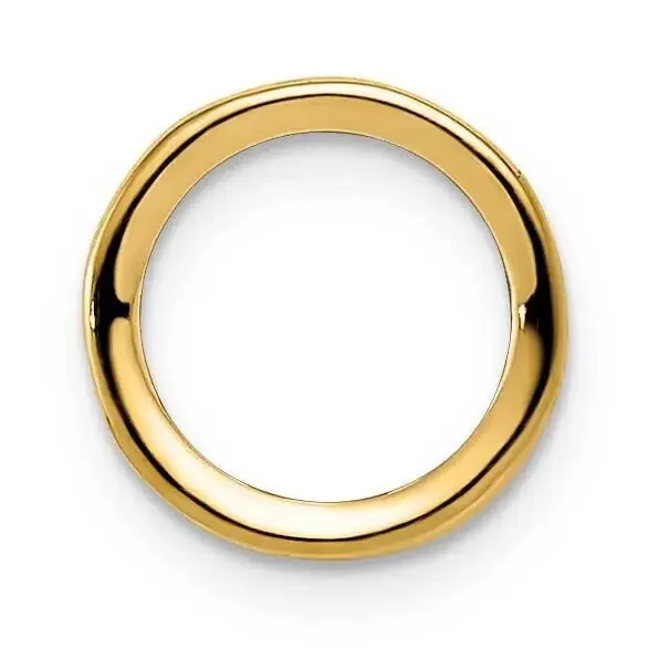 6mm Round Bezel Pendant Mounting 14k Gold XP321