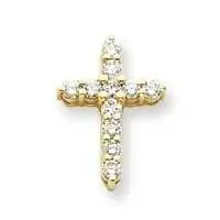 A Diamond Cross Pendant 14k Gold XP1758A