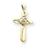 A Diamond Cross Pendant 14k Gold XP1773A