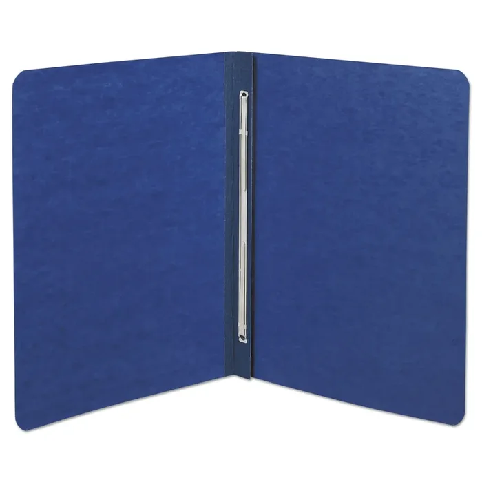 ACCO Presstex Report Cover With Tyvek Reinforced Hinge, Side Bound, Two-Piece Prong Fastener, 3″ Capacity, 8.5 X 11, Dark Blue