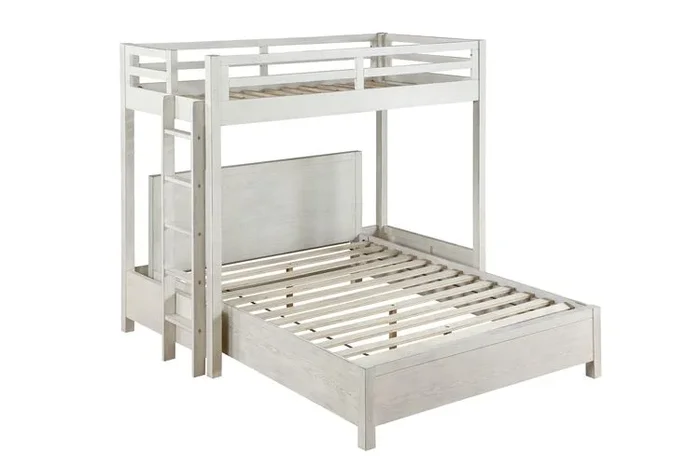 ACME Celerina Weathered White Finish Queen Bed Model BD00615Q