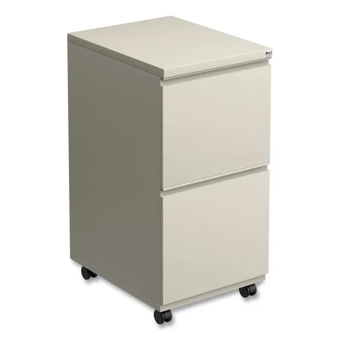 Alera® File Pedestal With Full-Length Pull, Left Or Right, 2 Legal/letter-Size File Drawers, Putty, 14.96″ X 19.29″ X 27.75″