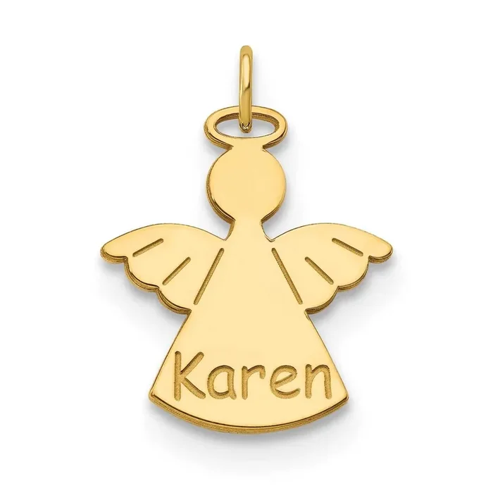 Angel Name Charm Gold-plated XNA868GP