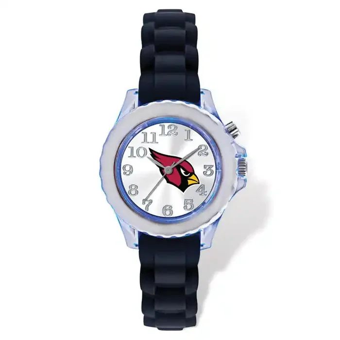 Arizona Cardinals Flash Black Watch Strap Youth XWM2225