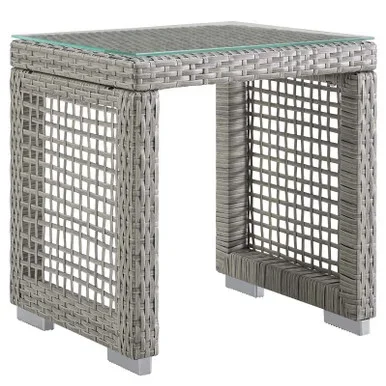 Aura Outdoor Patio Wicker Rattan Side Table / EEI-2922