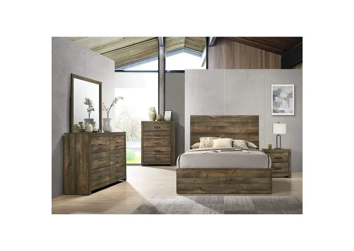 Bailey Queen Panel 4 Piece Bedroom Set