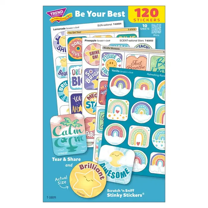 Be Your Best Mixed Stickers Variety Pack