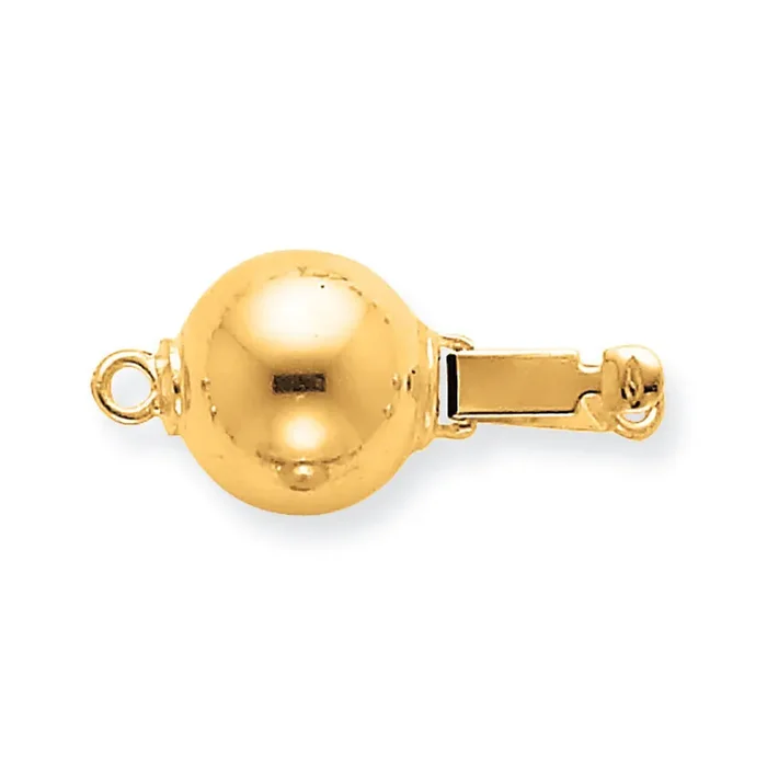 Bead Pearl Clasp 14k Yellow Gold YG2814