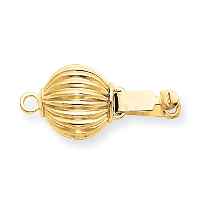 Bead Pearl Clasp 14k Yellow Gold YG2823