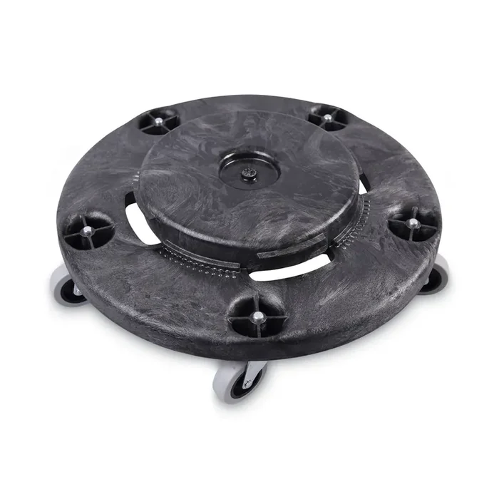 Boardwalk® Refuse Container Utility Dolly, 300 lb Capacity, 18.25″ Diameter, Gray