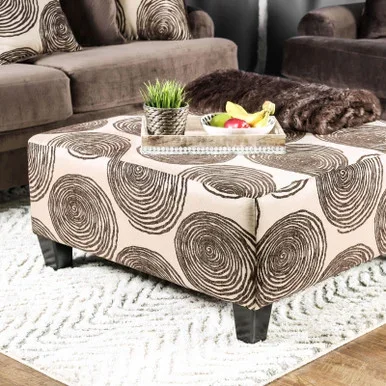 BONAVENTURA Ottoman, Brown / SM5142BR-OT