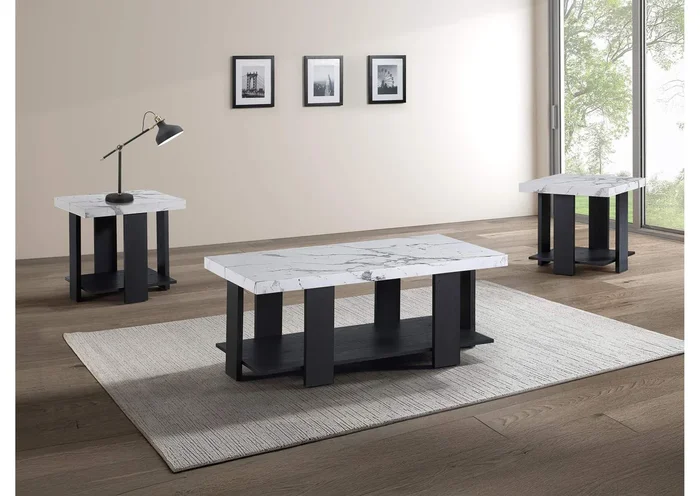 BORIS 3-PACK COCKTAIL SET-FAUX MARBLE