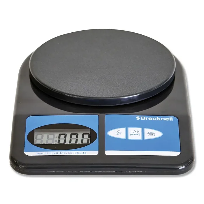 Brecknell Model 311 — 11 Lb. Postal/shipping Scale, Round Platform, 6″ Dia