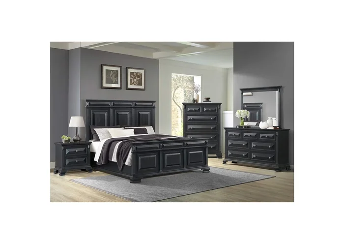 Bridgestone 7 – Drawer Dresser In Black