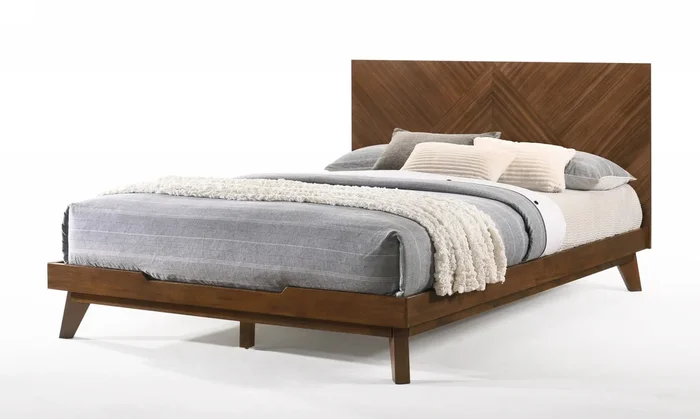 California King Nova Domus Soren Modern Walnut Bed