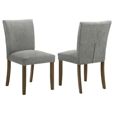 Cantley Upholstered Dining Side Chair Grey (Set of 2) / CS-106379