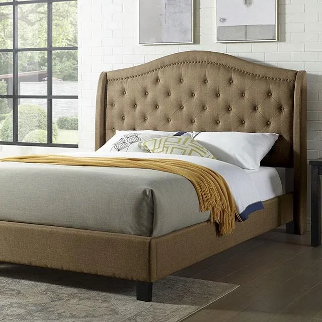 CARLY E.King Bed, Brown