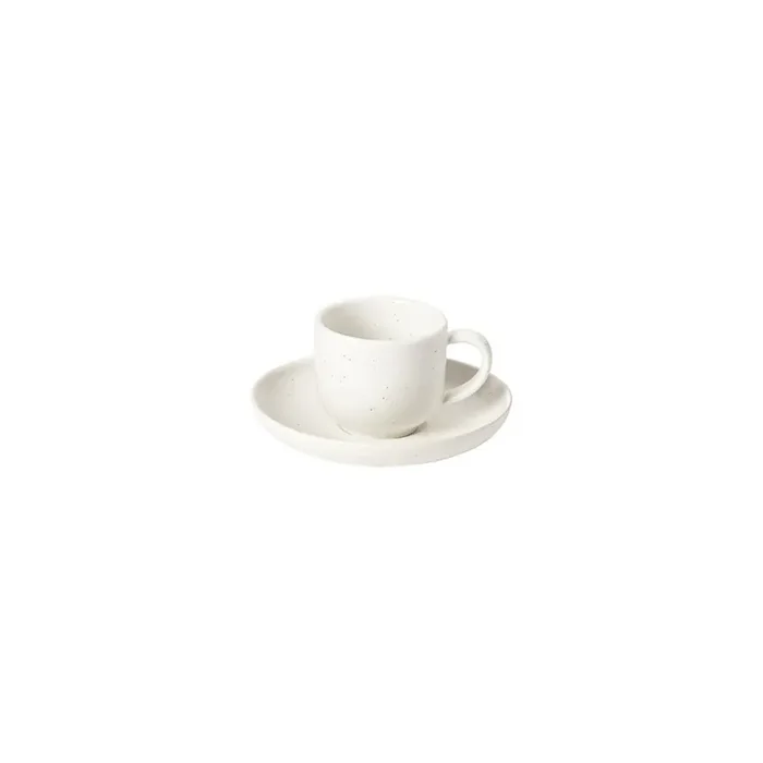 Casafina Pacifica Coffee Cup And Saucer Salt Set of 6 XOCS05-SAL