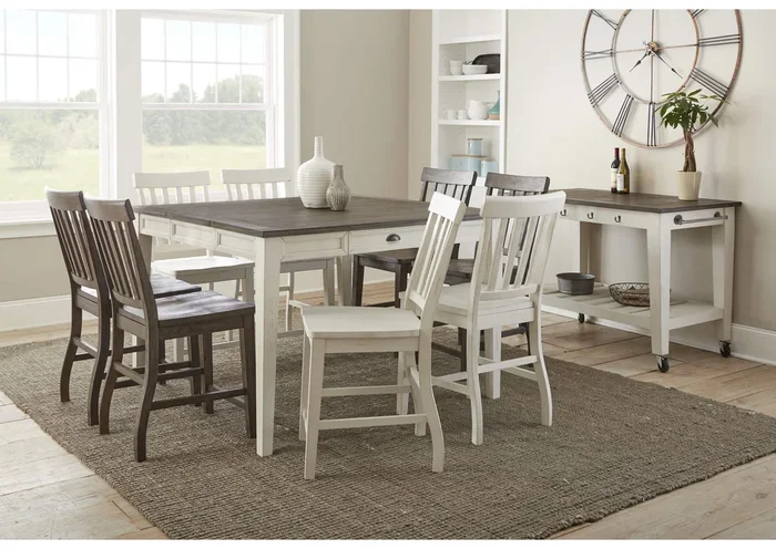 Cayla 9 Piece Counter Height Dining Set