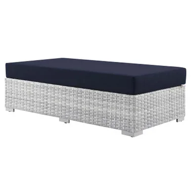 Convene Outdoor Patio Rectangular Ottoman / EEI-4308