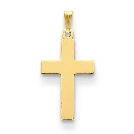 Cross Charm 14k Gold XR528