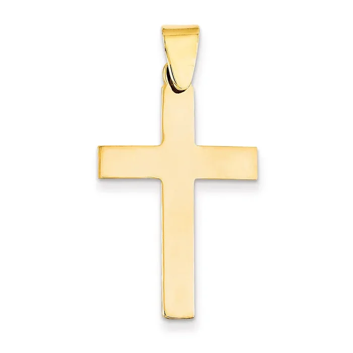 Cross Pendant 14k Gold Polished XR565