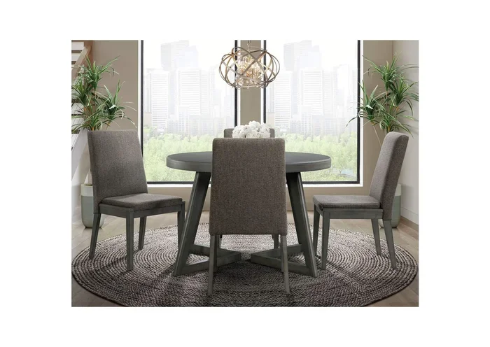 Cross Round Dining Side Chair 2 Per Pack