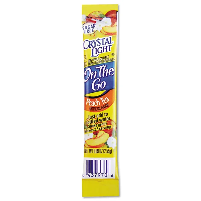 Crystal Light® Flavored Drink Mix, Peach Tea, 30 .09oz Packets/box