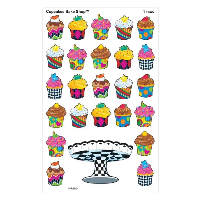 Cupcakes The Bake Shop™ superShapes Stickers – Large