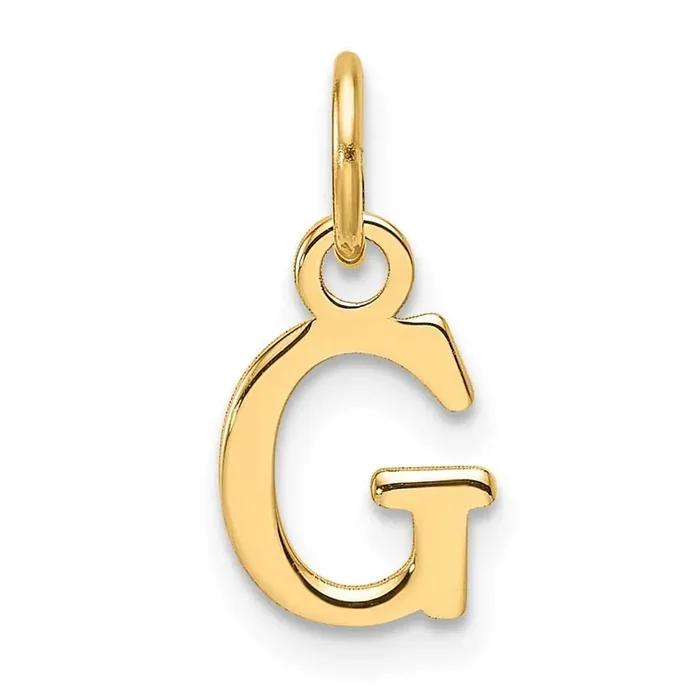 Cutout Letter G Initial Pendant 14k Gold XNA1466Y/G