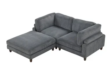 DAGENHAM Sectional, Gray / FM6800GY-D