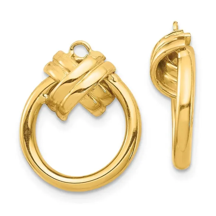 Dangle Earring Jacket 14k Gold YE1830