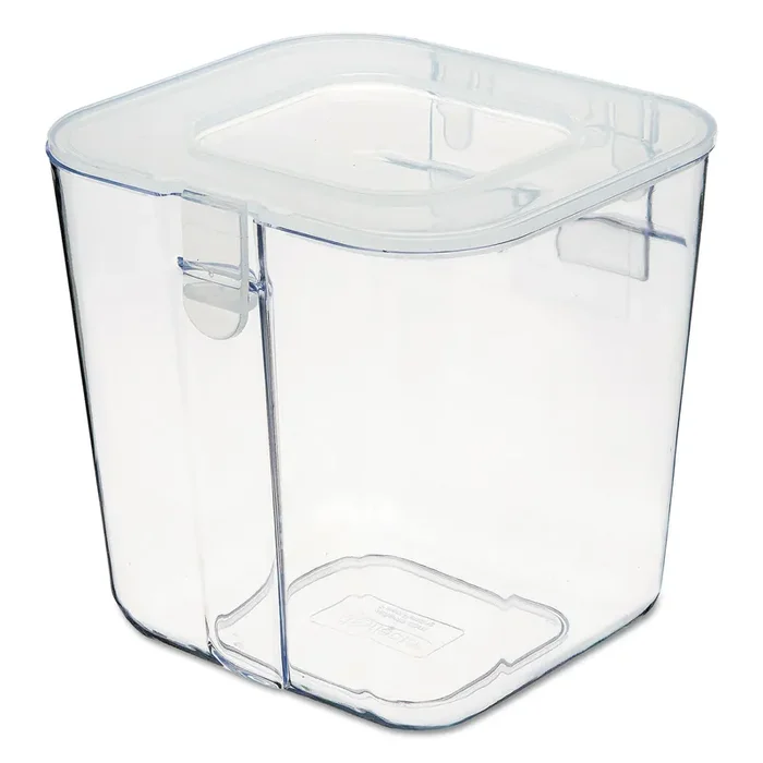deflecto® Stackable Caddy Organizer, Small, Plastic, 4.33 x 4 x 4.38, White