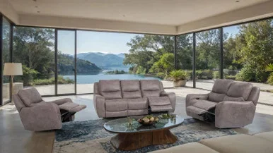 Demetrius Power Sofa, Brown / CM9931BR-SF-PM-PK