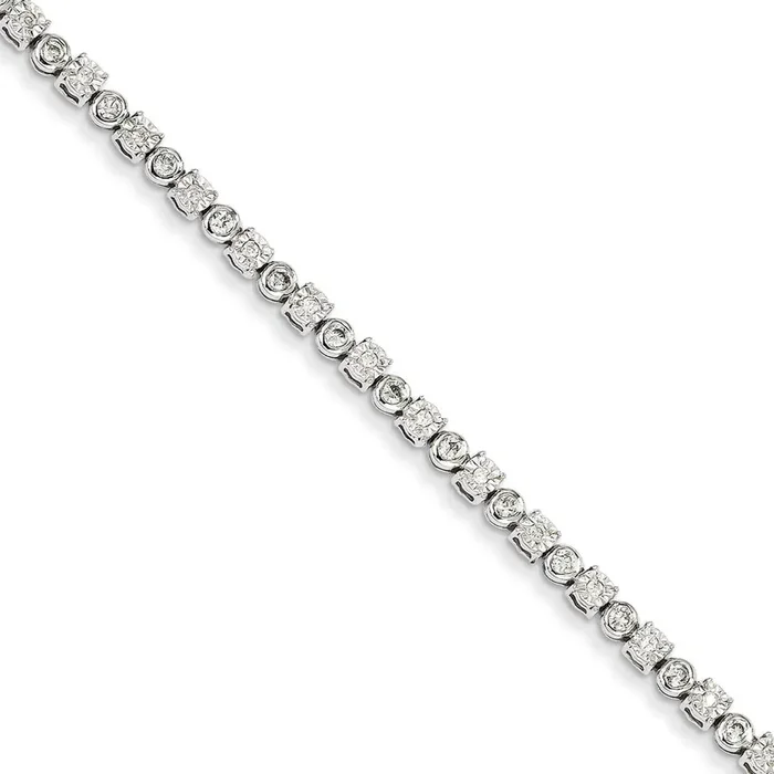 Diamond Bracelet 14k White Gold Y10832A