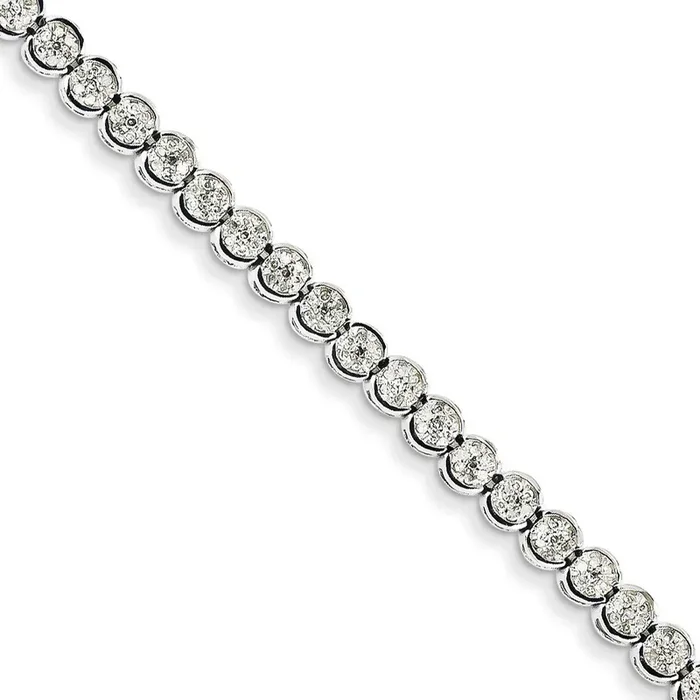 Diamond Bracelet 14k White Gold Y10841A