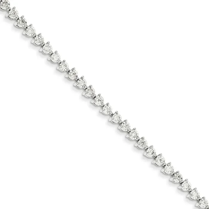 Diamond Bracelet 14k White Gold Y10864A