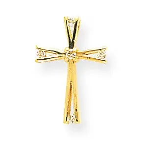Diamond Cross Pendant 14k Gold XP88AA