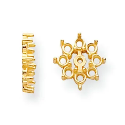 Diamond Earring Jacket Component 14k Yellow Gold YG919