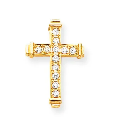 Diamond Latin Cross Pendant 14k Gold XP95AA