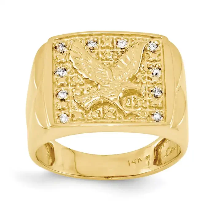 Diamond men‘s ring 14k Gold Y1565AA