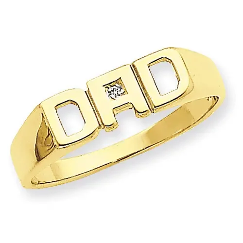 Diamond Men‘S Ring 14k Gold Y1612AA