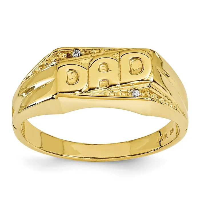 Diamond men‘s Ring 14k Gold Y1616A