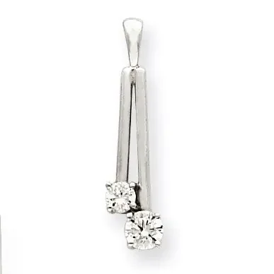 Diamond pendant 14k White Gold XP1567AA