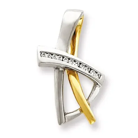 Diamond slide 14k Two-Tone Gold XS697AA