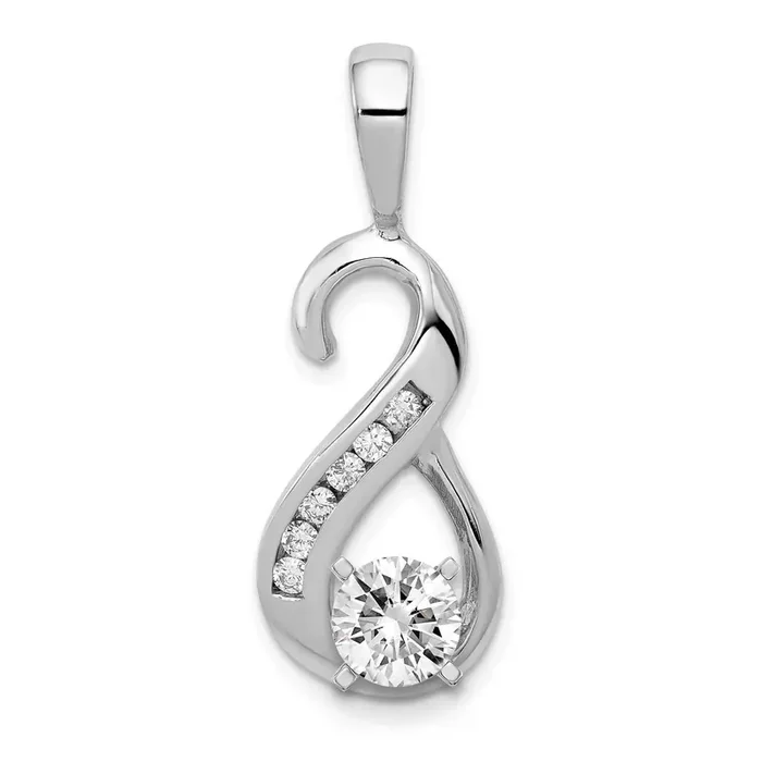 Diamond Slide 14k White Gold XSW136AA