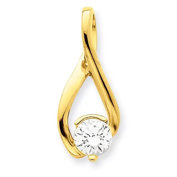 Diamond Slide Mounting 14k Gold XS1200