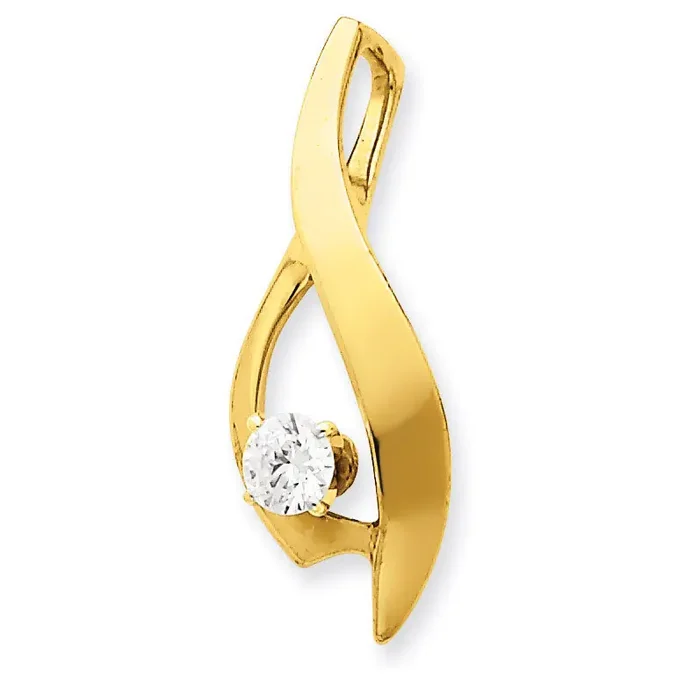 Diamond Slide Mounting 14k Gold XS1223