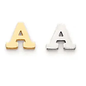 Die Struck Letter Y 14k Yellow Gold YG2220Y